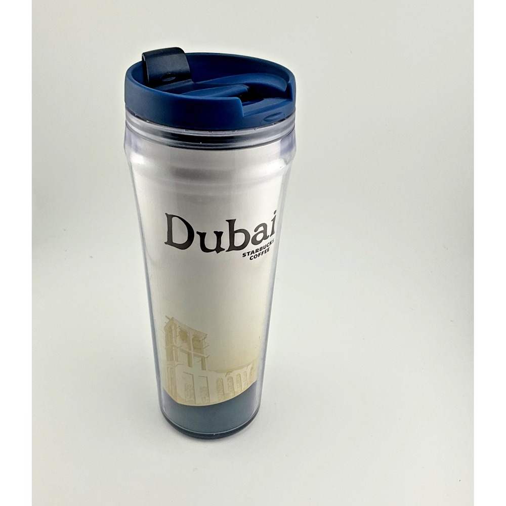 Starbucks Dubai Global Icon Series Travel Tumbler Coffee Mug 2004‎ 12 Oz 7.5"